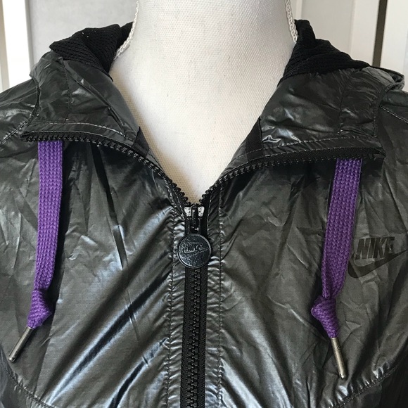 🖤Price Drop!🖤NWT🖤NIKE Nylon Bomber Jacket🖤 - Picture 2 of 8